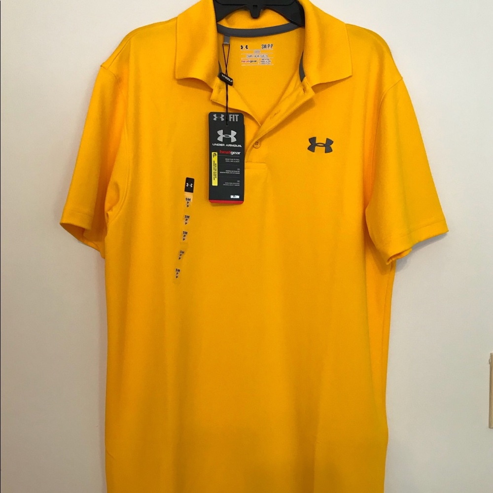Under Armour Heat Gear Polo Mens Size Small